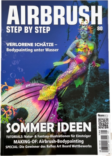 Step by Step Ausgabe 08/22 Airbrush Step by Step Magazin, die Fachzeitschrift für Airbrush